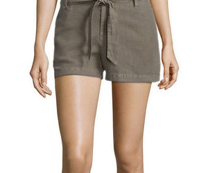 a.n.a Tape Belted Twill Shorts Size 4, 8, 10, 12, 14 Msrp $36.00 Green Stone, an item from the 'Summer Style' hand-picked list