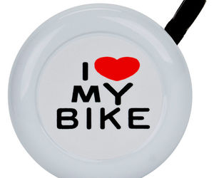 Sunlite Bicycle Bell-metal top with adjustable strap-WHITE, an item from the 'Cycling Collectibles' hand-picked list