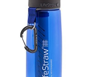 LifeStraw Go Water Filter Bottle with 2-Stage Integrated Filter Straw for Hiking, an item from the 'Camping Gear' hand-picked list