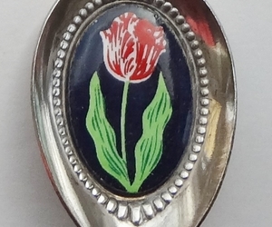 Collector Souvenir Spoon Tulips Easter Spring Time, an item from the 'Are you ready for Spring Time?' hand-picked list