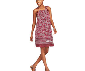 NWT Old Navy High-Neck Tie-Strap Cute Beautiful Swing Summer Dress for Women S-L, an item from the 'Girls just wanna have sun' hand-picked list