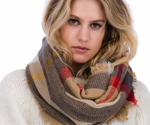 Brown Plaid Pattern Fringe Infinity Scarf , an item from the 'To Infinity (Scarf) and Beyond' hand-picked list