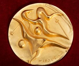 Taro Okamoto 1972 Sapporo Olympic Medal w/ Original Case Vintage Japan Rare, an item from the 'Community Picks: Olympics in Japan' hand-picked list