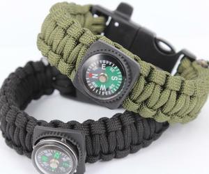 Survival Bracelets with Fire Starter Outdoor Self-rescue - One item (Color vary), an item from the 'Camping Gear' hand-picked list