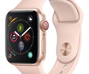 Apple Watch Series 4 GPS+CELL 40mm Gold Aluminum  Pink Sand Sport White Box, an item from the 'Time to Think of Those New Year Resolutions' hand-picked list