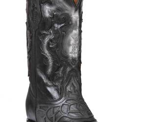 Western Boot Old Mejico Exotic Lizard Teju Black ID 301075, an item from the 'The Kit and Caboodle ' hand-picked list