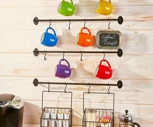 COFFEE MUG WALL RACK K CUP POD STORAGE Save Space Organize Hold Sugar Keurig Tea, an item from the 'Let's Put Things in Order' hand-picked list