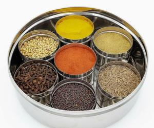Stainless Steel See through Spice Box with See through Containers Set of 9 pcs, an item from the 'The Spice is Right' hand-picked list
