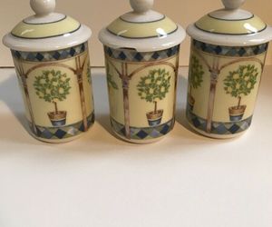 Royal Doulton Carmina(set of 3) Spice Jars, an item from the 'The Spice is Right' hand-picked list