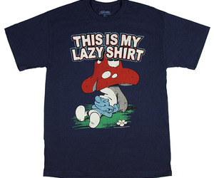 The Smurfs Freeze This is My Lazy Shirt Men&#39;s Licensed T-Shirt - Size L, an item from the 'Smurfing Right Along' hand-picked list