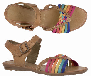 Womens Authentic Mexican Huarache Rainbow Real Leather Boho Sandals Open #103, an item from the 'I Have Enough Sandals, Said No One Ever' hand-picked list