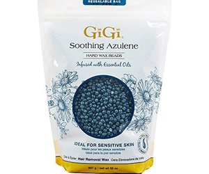 GiGi Hard Wax Beads, Soothing Azulene Hair Removal Wax for Sensitive Skin, 32 oz, an item from the 'You gotta nourish to flourish' hand-picked list