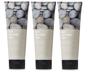 Bath &amp; Body Works Aromatherapy Hot Springs Spa Moisturizing Body Cream x3, an item from the 'Self Care' hand-picked list