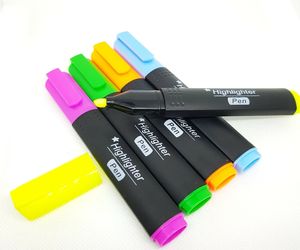 Highlighter pens Blue Pink Orange Green For office home school kids craft, an item from the 'Back to School Supplies' hand-picked list