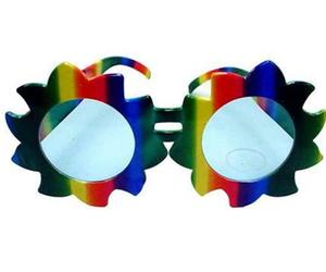 1 RAINBOW SUN PARTY SUNGLASS adult pride colorful summer men women gay parade, an item from the 'Summer Party' hand-picked list