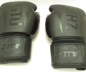 ZTTY 14oz MMA Boxing Gloves Kickboxing Muay Thai Punching Bag Pro Grade -F11, an item from the 'Self Care for Tough Days' hand-picked list