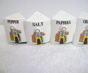 Vintage Set of Ceramic Spice Jars , an item from the 'The Spice is Right' hand-picked list