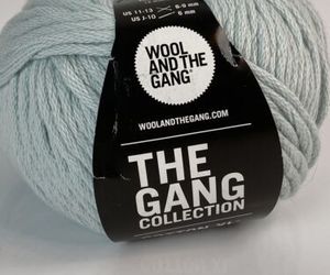 Wool and the Gang&#39;s Yarn 100% Cotton Xl 100g 82 Yd Light Blue Jeans Mint, an item from the 'Yarn for All of Your Projects' hand-picked list