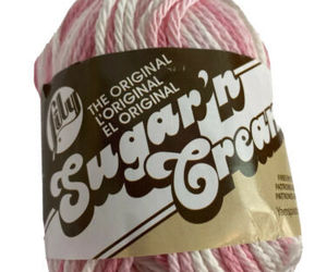 Lily Sugar&#39;n Cream Yarn Ombres Strawberry 4med, an item from the 'Yarn for All of Your Projects' hand-picked list