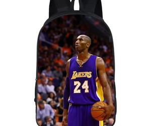 NBA Basketball Lakers 24 Kobe Bryant 3d Print Backpack School Sports Bag, an item from the 'It's in the Bag! ' hand-picked list