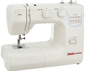 Usha Janome Allure Automatic Zig-Zag Electric Sewing Machine (White), an item from the 'To Sew or Not to Sew?' hand-picked list