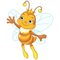 Line art clipart honey bee 16 thumb48